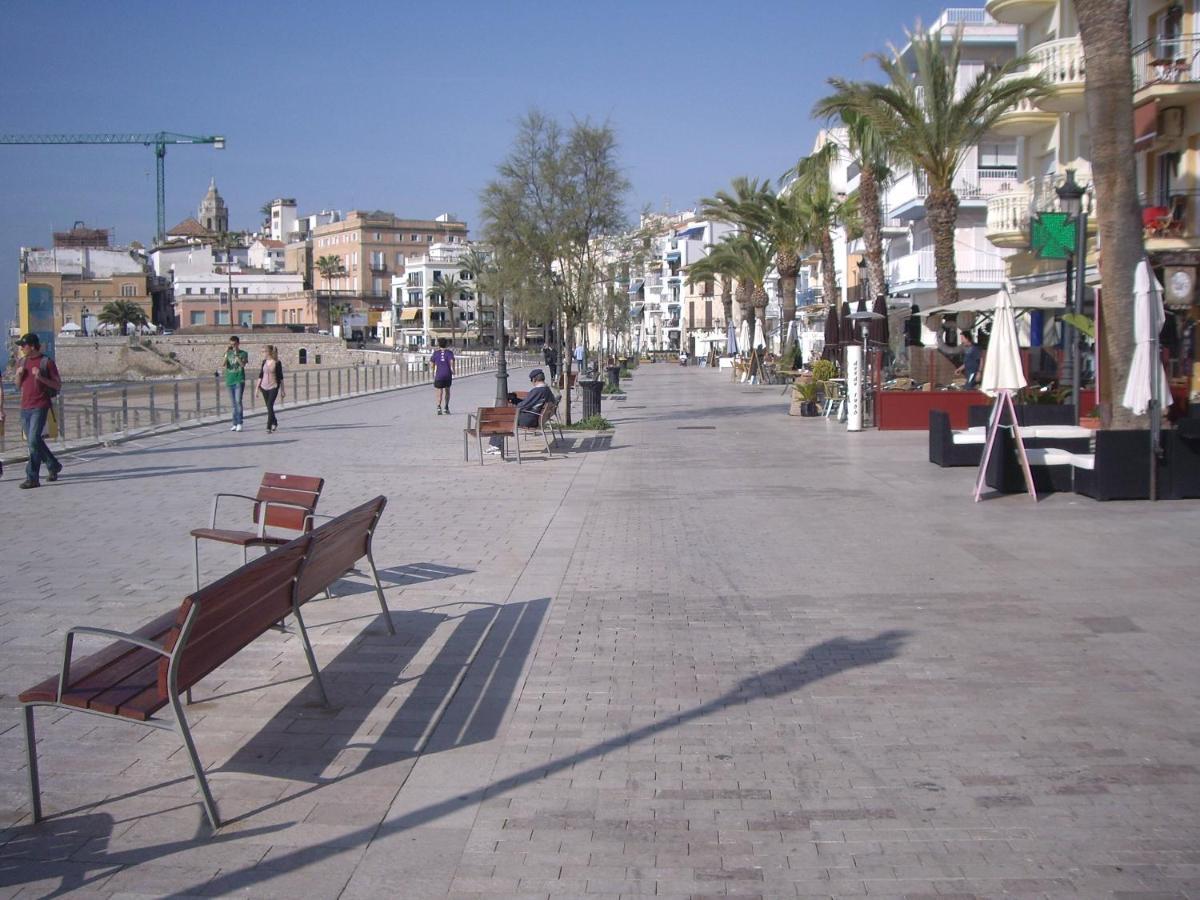 Apartamento Con Oficina Y Vistas Al Mar Sitges Bagian luar foto